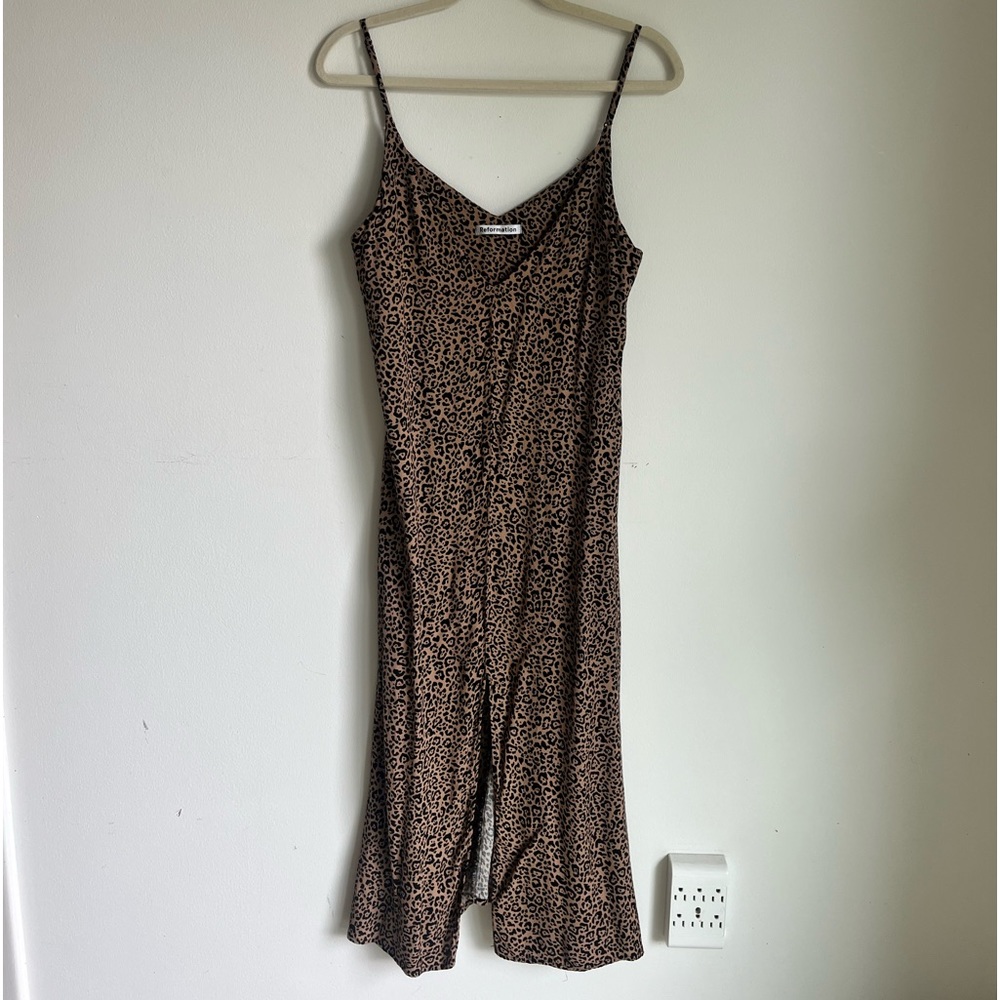 Reformation Cheetah Print Dress